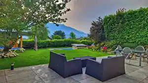 Gîte les Perles de Sophie grande terrasse